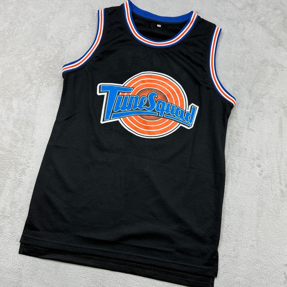 Tune Squad Basketball Jersey Men M Black Tweety Bird Space Jam Movie Memorabilia